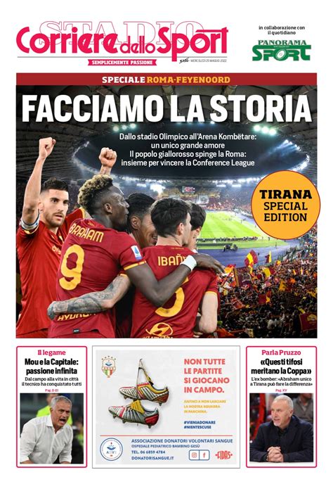 il corriere dello sport calcio